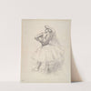 Danseuse debout, le bras droit levé (Standing dancer, right arm raised) (1980) by Edgar Degas