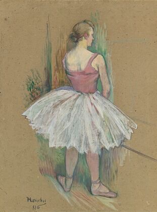 Danseuse En Pied Vue De Dos (1890)