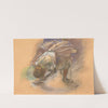 Danseuse rajustant son chausson (circa 1887) by Edgar Degas