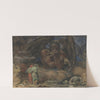 Dante and Virgil encounter Lucifer in Hell by Henry John Stock