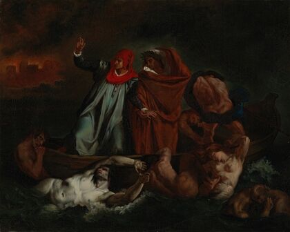 Dante And Virgil In Hell