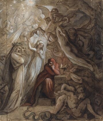 Dante Meditating on the ‘Divine Comedy’