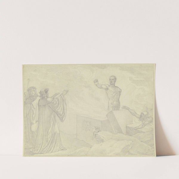 Dante und Vergil bei Farinata und Cavalcanti by Ferdinand Fellner