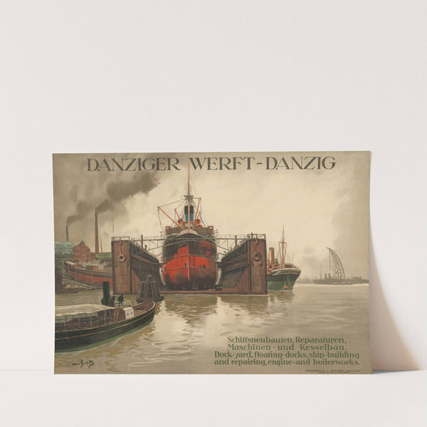 Danziger Werft – Danzig (1914) by Hans Bohrdt