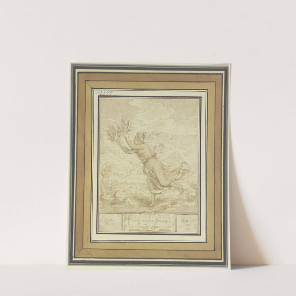 Daphne, vor Apollo fliehend sich in einen Lorbeerbaum verwandelnd (1609) by Tommaso Bona