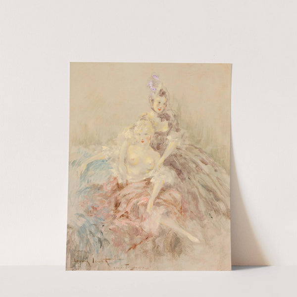 D&#039;apres Fragonard by Louis Icart