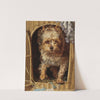 Darby In His Basket Kennel by Frederick Sandys