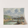 Darse De Pêche Et Bassin Duquesne, Dieppe, Temps Gris Lumineux (1902) by Camille Pissarro