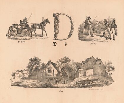 Das allegrösste Bilder ABC. D (1828)