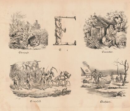 Das allegrösste Bilder ABC. E (1828)