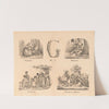 Das allegrösste Bilder ABC. G (1828) by Theodor Hosemann