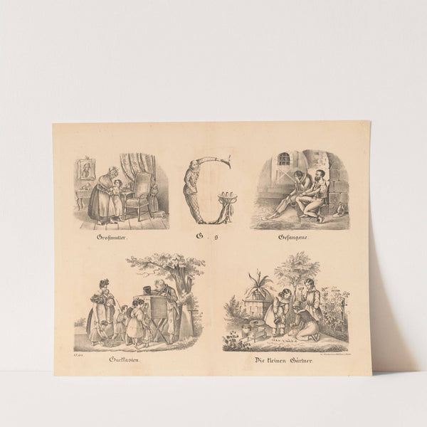 Das allegrösste Bilder ABC. G (1828) by Theodor Hosemann