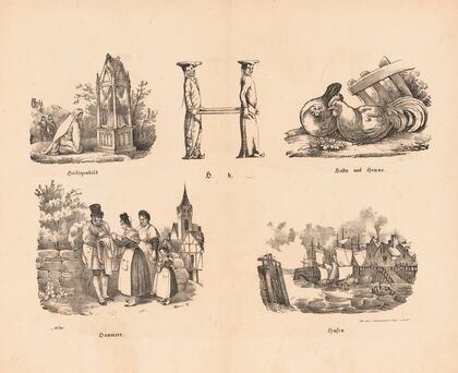 Das allegrösste Bilder ABC. H (1828)