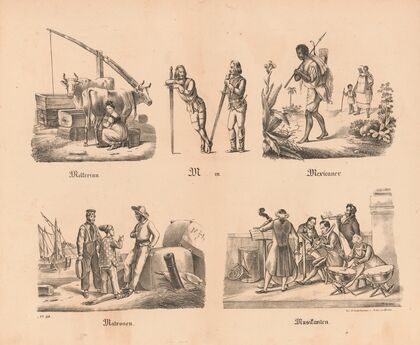 Das allegrösste Bilder ABC. M (1828)