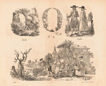Das allegrösste Bilder ABC. Q (1828)