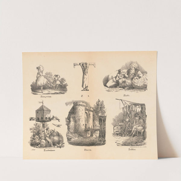 Das allegrösste Bilder ABC. T (1828) by Theodor Hosemann