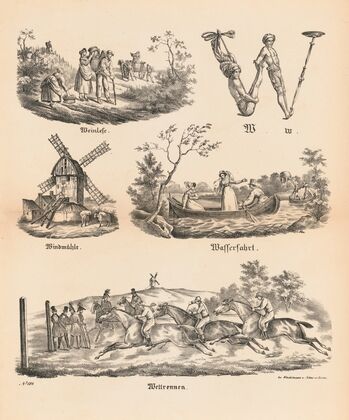 Das allegrösste Bilder ABC. W (1828)
