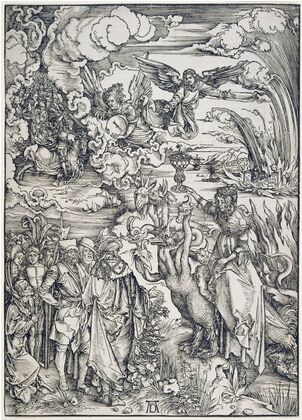 Das babylonische Weib, aus der Folge der Apokalypse, Urausgabe Deutsch 1498