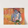 Das blaue Mädchen in der Sonne (1910) by Ernst Ludwig Kirchner
