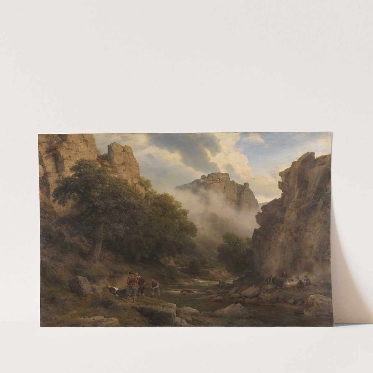 Das Bodetal im Harz by Karl Friedrich Lessing