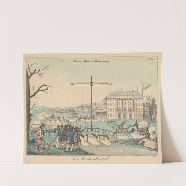 Fanny Elsler als Fenella, in der Stummen von Portici (1832) by Johann Christian Schoeller