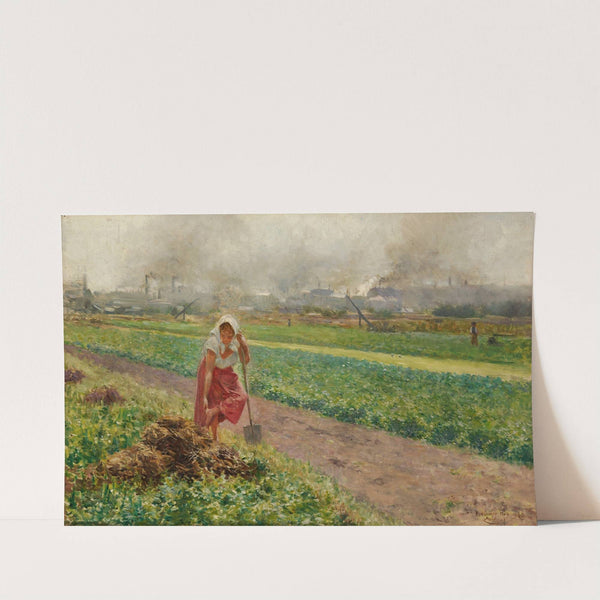 Das Erdberger Mais im Jahr 1890 (1890) by Josef Engelhart