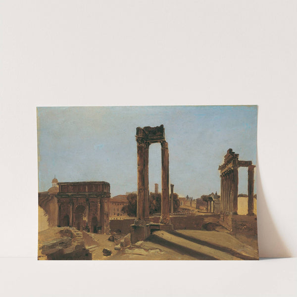 Das Forum Romanum by Carl Blechen
