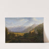 Das Glurnsertal mit der Etsch in Tirol by Ferdinand Runk