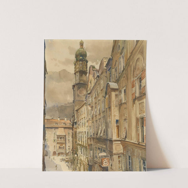 Das Goldene Dachl in Innsbruck by Franz Poledne