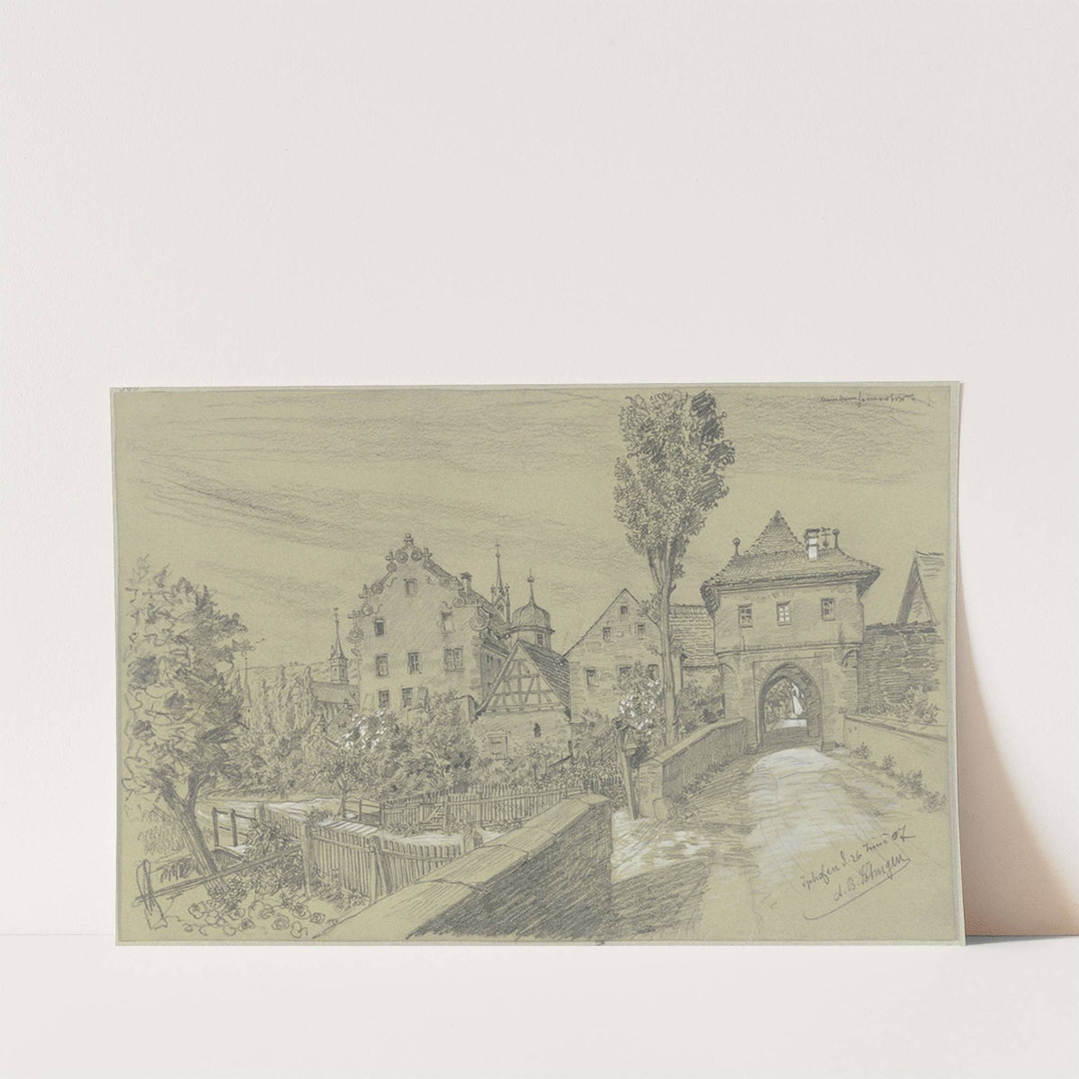 Das Mainbernheimer Tor in Iphofen by Andreas Bernhard Söhngen