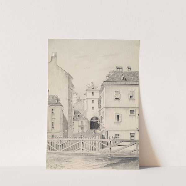 Das Neutor in Wien (1860) by Heinrich Lang