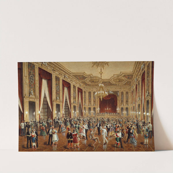 Das Schöndorf-Colosseum Maskenball in Schwender&#039;s Colosseum by Gustav Zafaurek