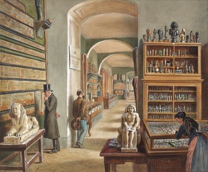Das zweite Kabinett der ägyptischen Sammlung