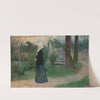 Daughter of Charity in the hospital garden by Konstanty Mańkowski