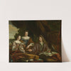 David (1654-1729), Agneta (c. 1658-1719) and their daughter Catherina (1683-1729) de Neufville by Michiel Van Musscher