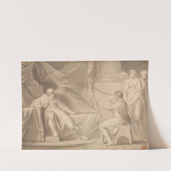 David before Saul by George Romney
