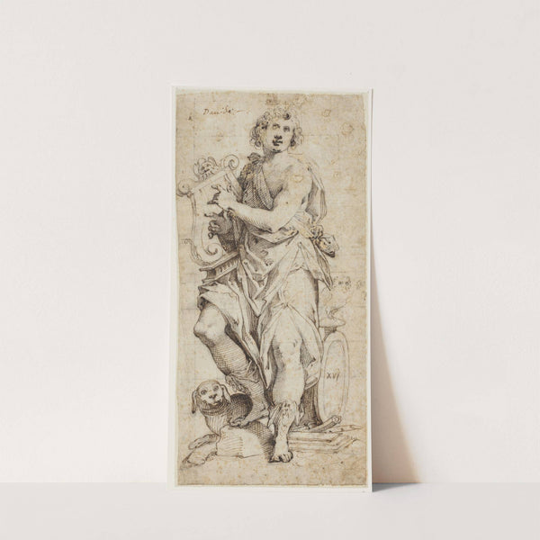 David med harpe by Giovanni Battista Trotti