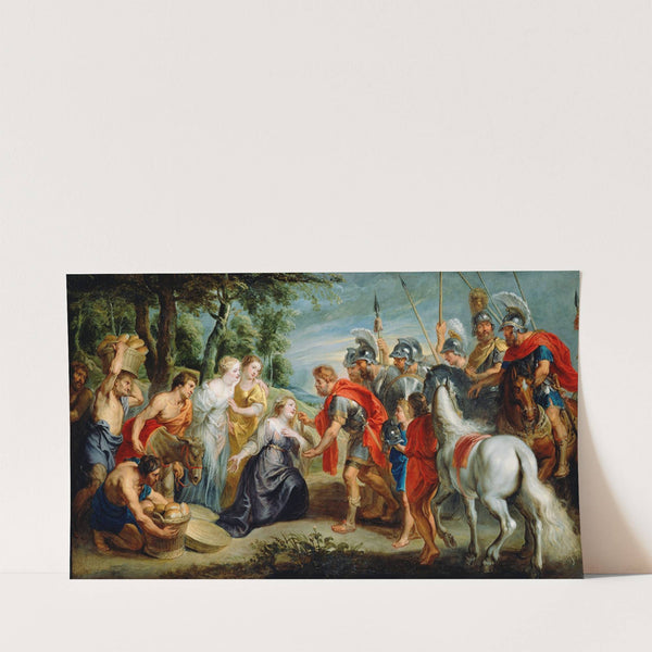 David Meeting Abigail (about 1620s) by Peter Paul Rubens