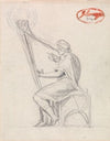 David Playing the Harp