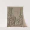 David plays the harp for King Saul by Carlo Caliari