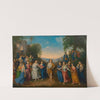 David von den Jungfrauen begrüßt (1851) by Franz Xaver Layr