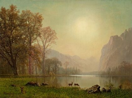 Dawn in the Rockies (circa 1869)