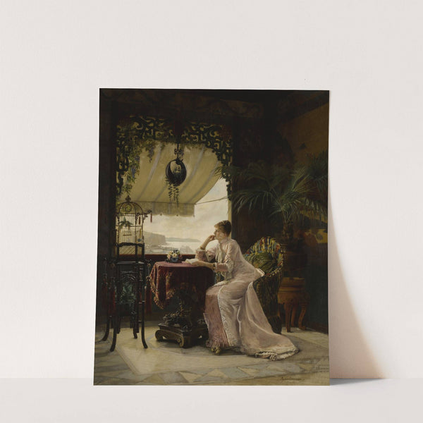 Daydreaming in a Chinois Interior by Louis-Auguste-Georges Loustaunau