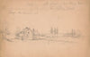 Days historical col. Mill – men ploughing farm house barn – milking group. (1840-1870)