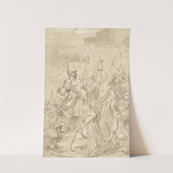 De gevangenneming van Christus (1666 - 1727) by Giovanni Antonio Burrini