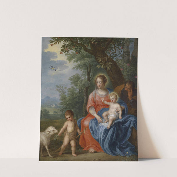 De Heilige Familie Met Johannes by Jan Brueghel the Younger