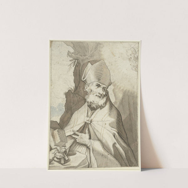 De Heilige Severus, after Abraham Bloemaert by Gerard ter Borch