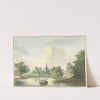 De Hogerwoerdse Poort te Leiden vanaf de Singel gezien (1786 - 1839) by Pieter Gerardus van Os