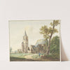 De kerk te Warmond by Pieter Gerardus van Os