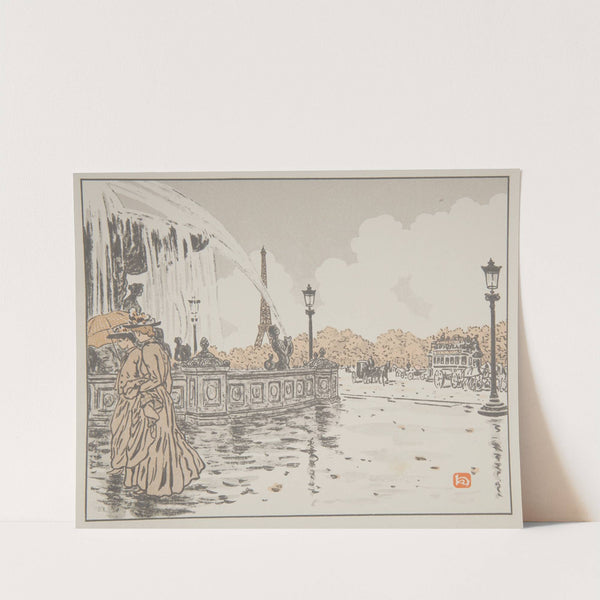 De la place de la Concorde (1902) by Henri Rivière